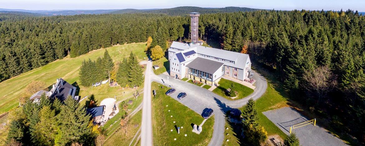 Aerial view of Klingenthal